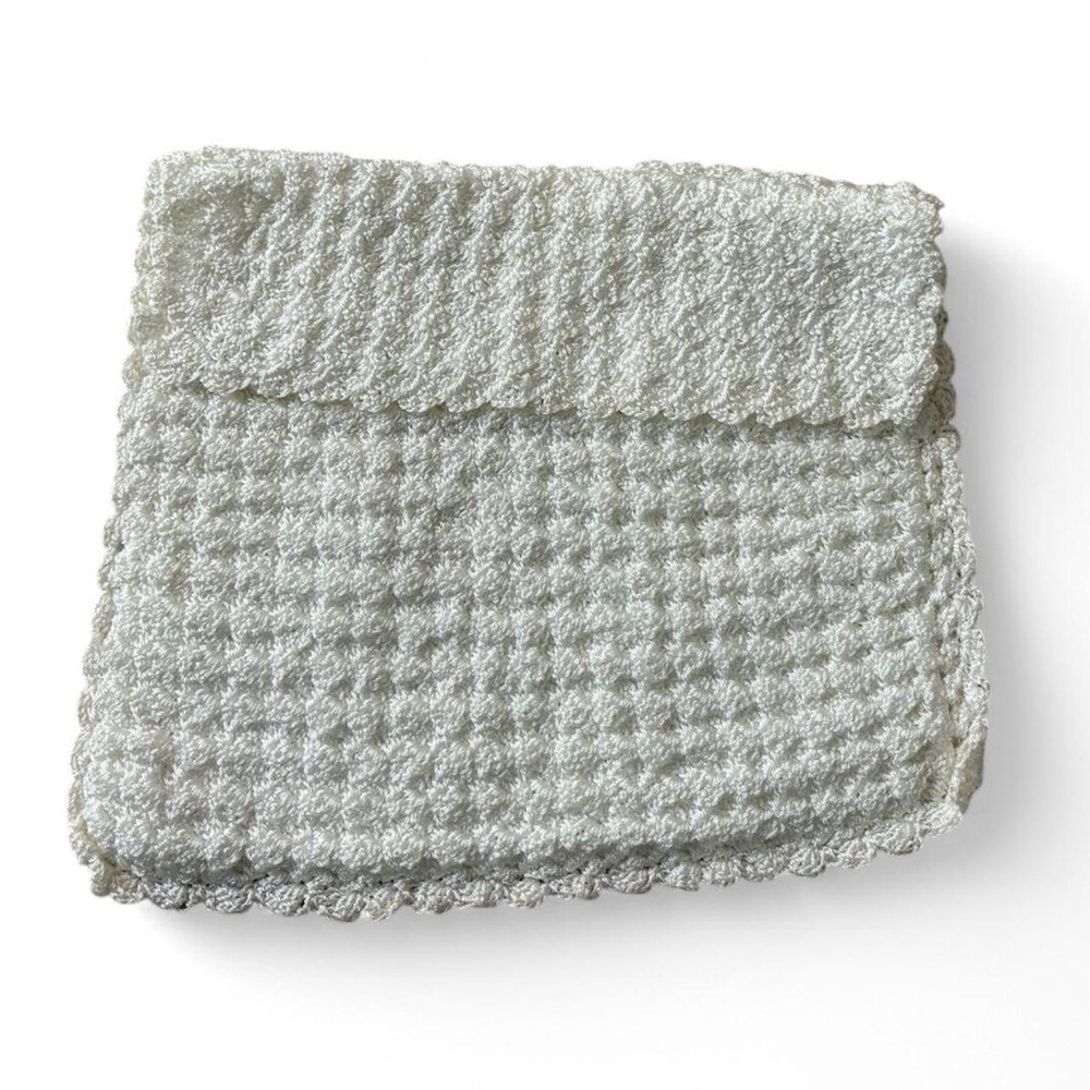 Vintage Crochet Hand Made Bag
